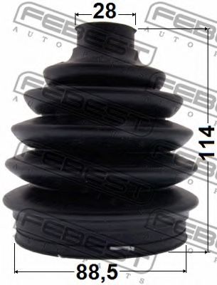 FEBEST 1417-ACT Bellow, driveshaft